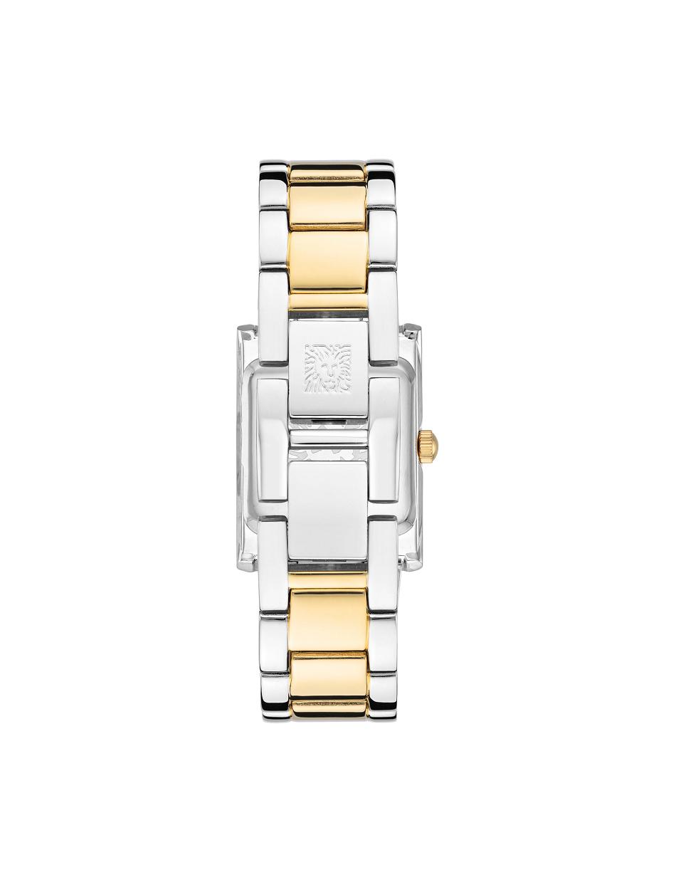 Anne Klein Square Case Bracelet Watch Metalen Zilver Goud | GNLEC66693