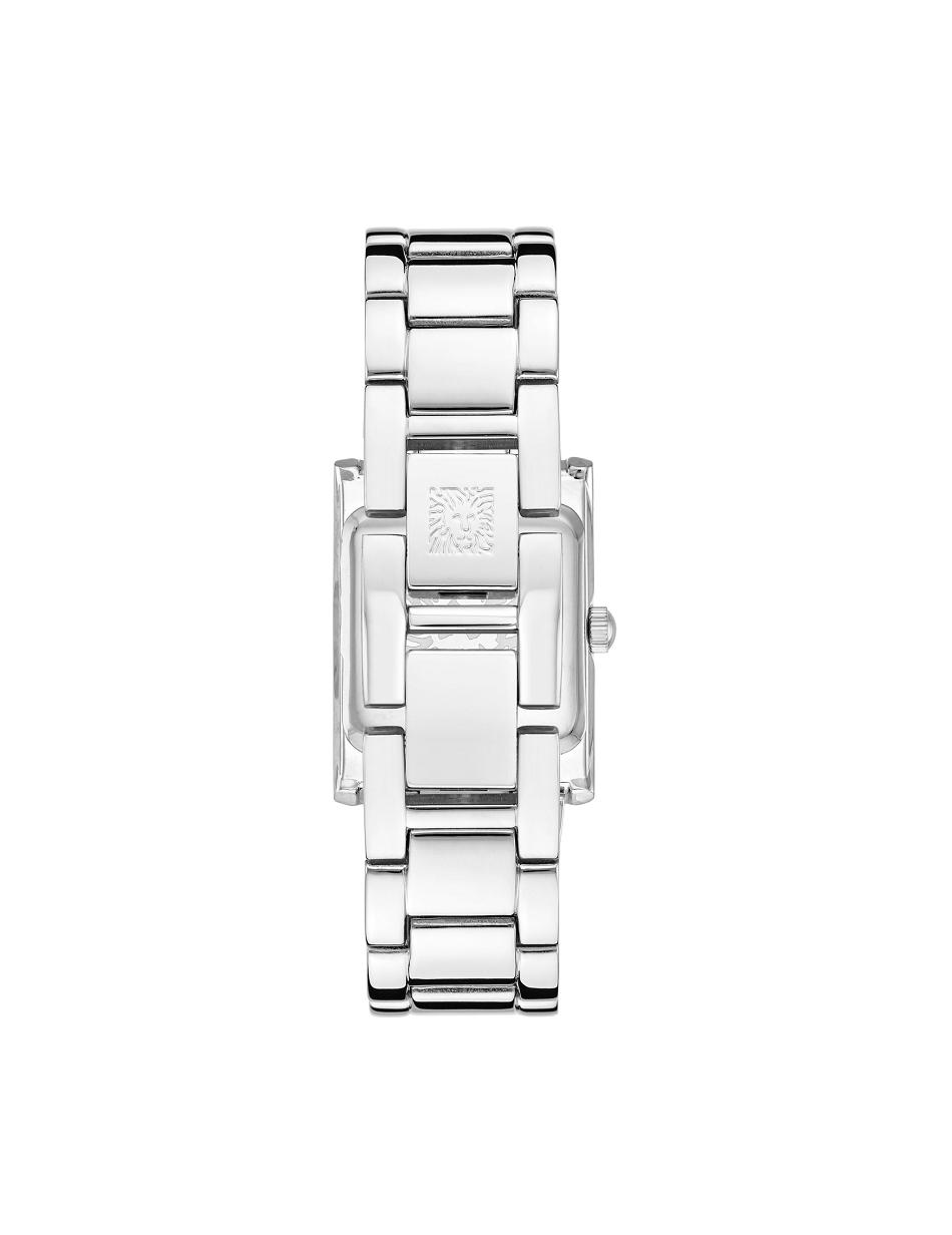 Anne Klein Square Case Bracelet Watch Metalen Zilver Bordeaux | NLNZX49793