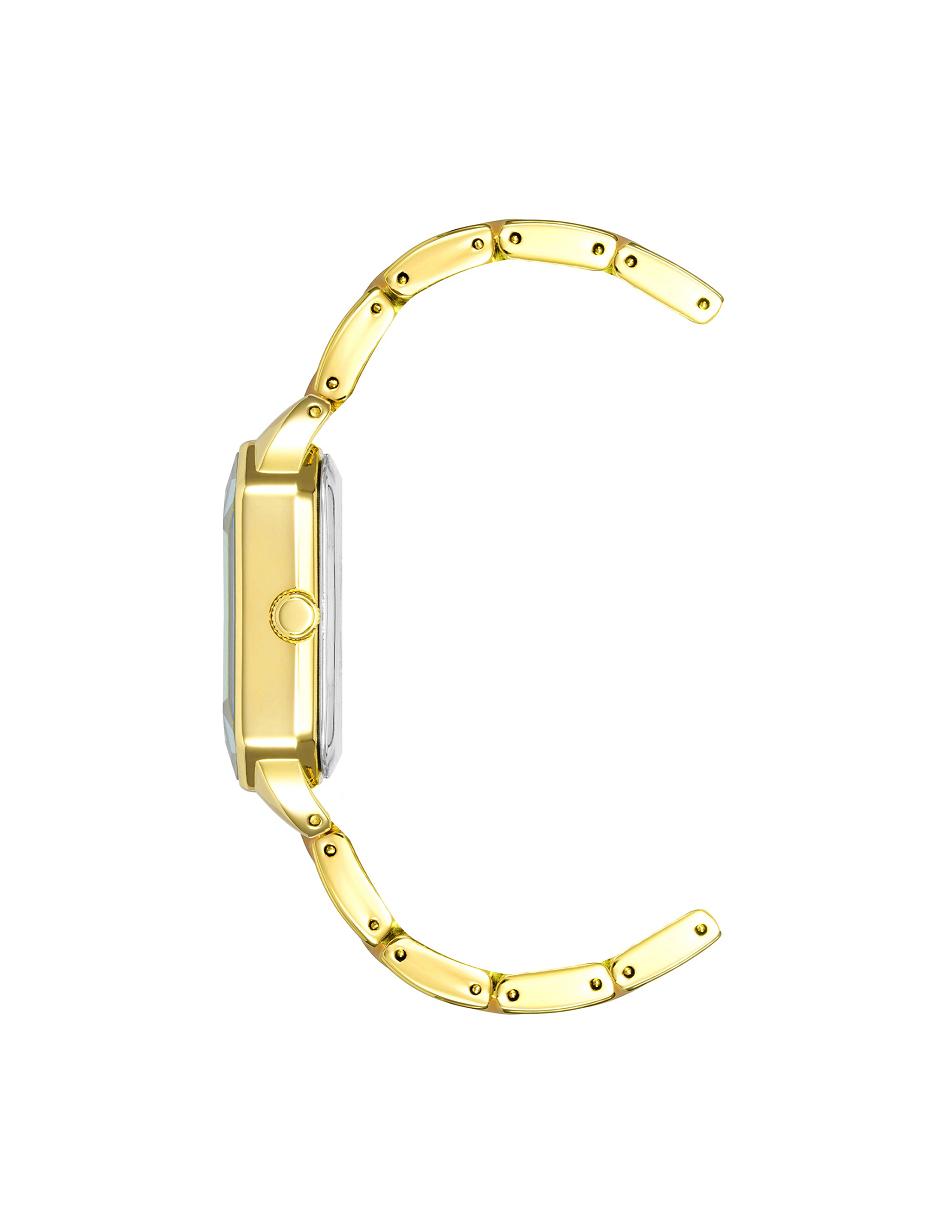 Anne Klein Square Case Resin Link Bracelet Watch Metalen Bruin Goud | MNLFT24583