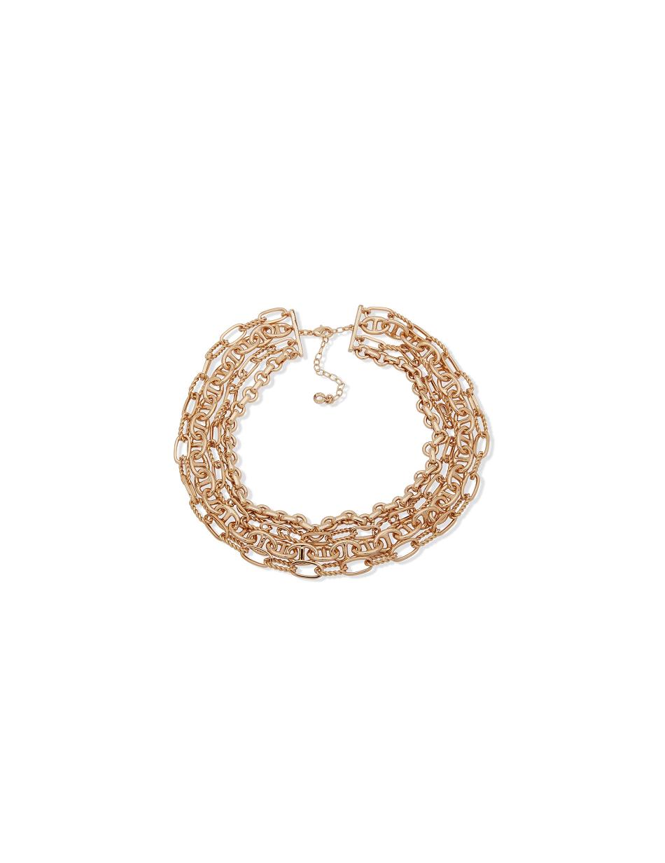 Anne Klein Statement Multirow Chain Kettingen Goud | XNLBH58750