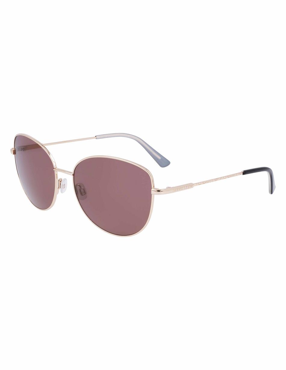 Anne Klein Trendy Sunglasses Ronde Goud | NLQAV85044