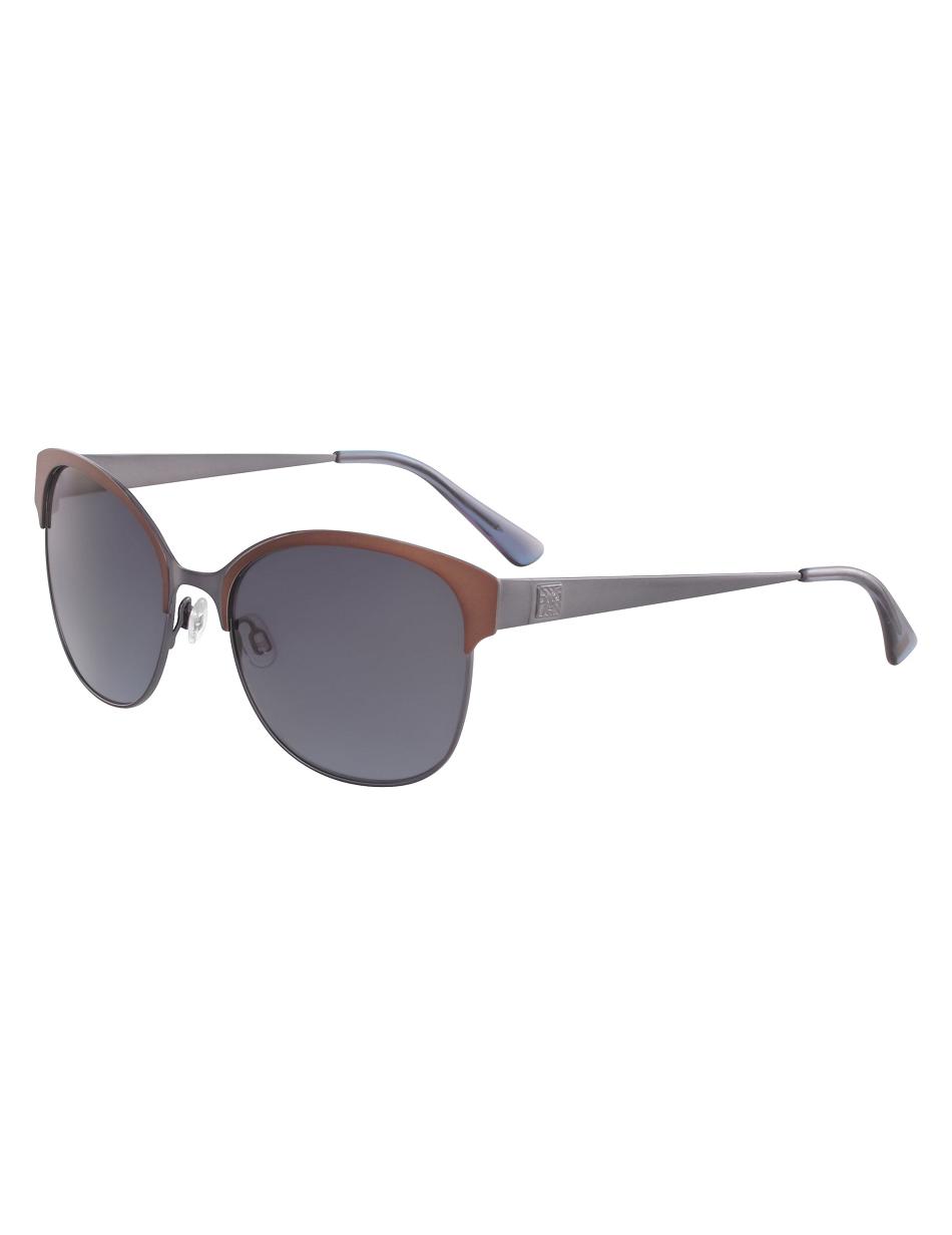 Anne Klein Two-Tone Metal Square Sunglasses Bestsellers Bruin | BNLSO38596