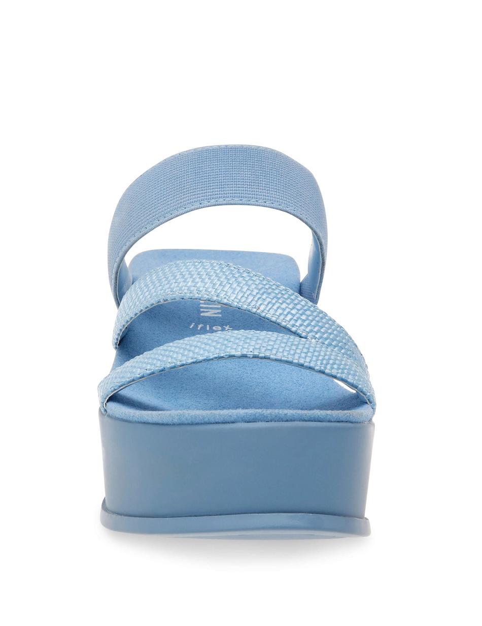 Anne Klein Velma Flatform Sandal Sleehakken Blauw | NLXMI71581