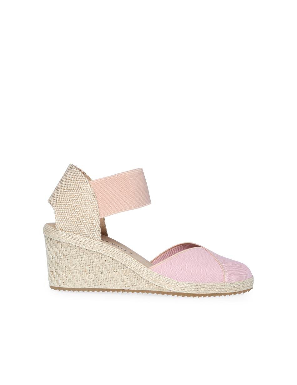 Anne Klein Zoey Round Neus Espadrilles Sleehakken Roze | NLJVR35928